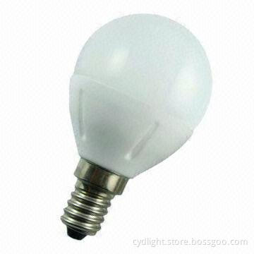 P45 470lm Dimmable SMD LED Bulb with 25 LEDs, 2,700K, Ceramic + Glass Cover